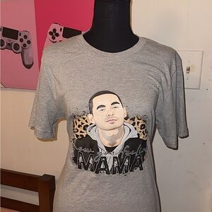 Gray Graphic Short Sleeve Tee